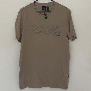 G-Star Men's Tan T-Shirt